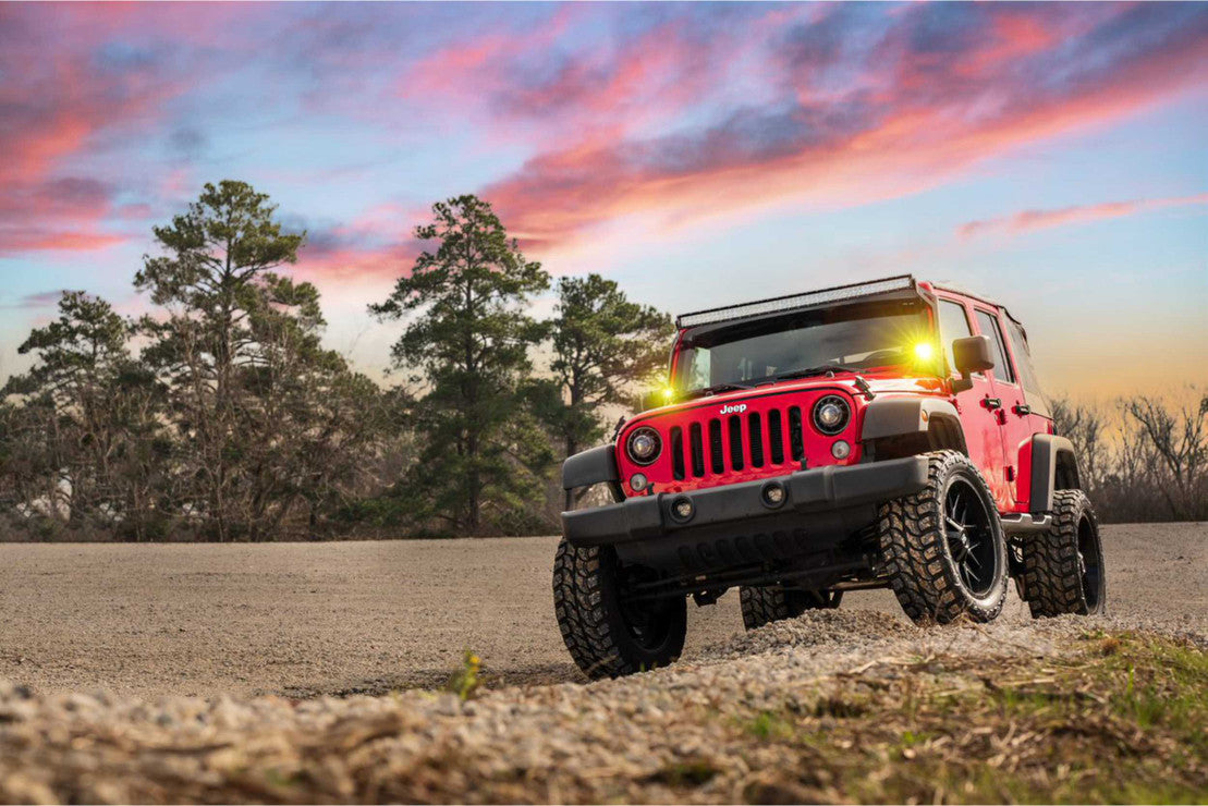 Morimoto 2007-2018 Jeep Wrangler JK 4Banger LED A-Pillar System BAF035