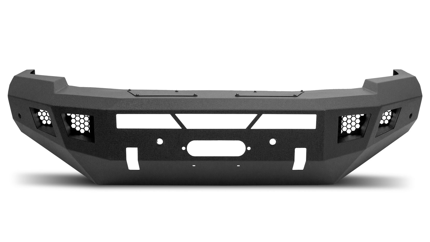 Body Armor 2011-2016 Ford F-250 F-350 Super duty Eco Series Front Winch Bumper Black FD-19338