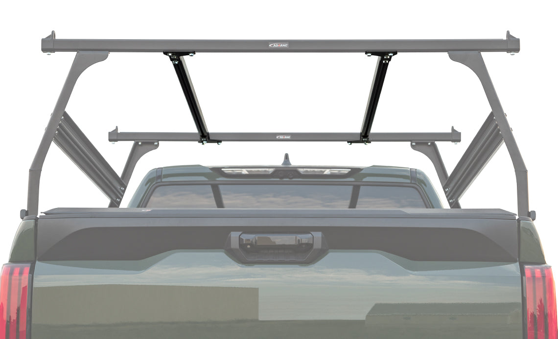 ADARAC 2004-2024 Chevrolet Silverado GMC Sierra 1500 2007 Silverado Sierra 1500 Classic 5' 8" Box Matte Black Adagrid F6020042