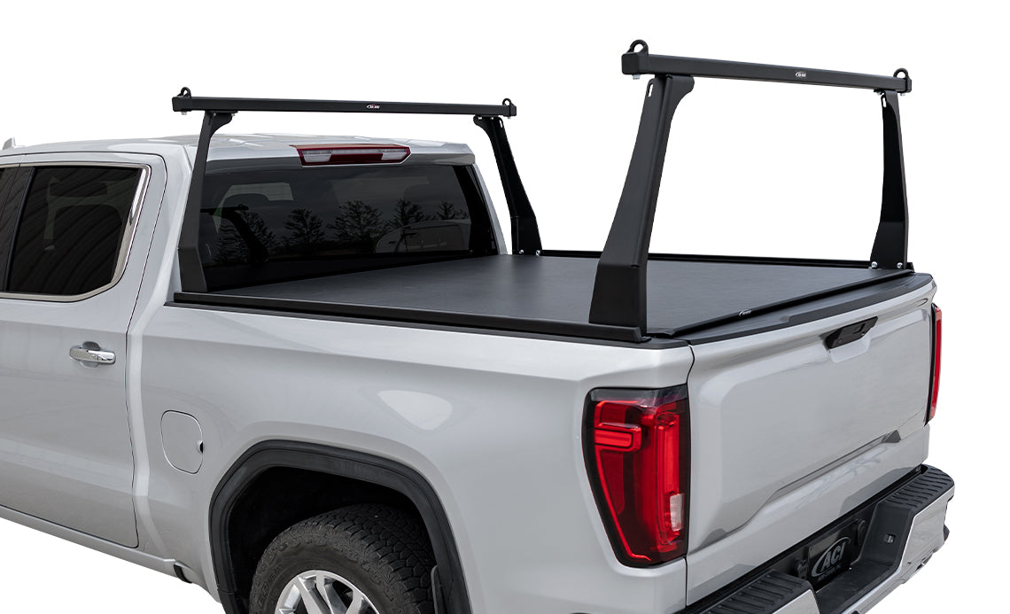 ADARAC 2007-2021 Toyota Tundra 8' Matte Black Aluminum Series Truck Bed Racks F3050032