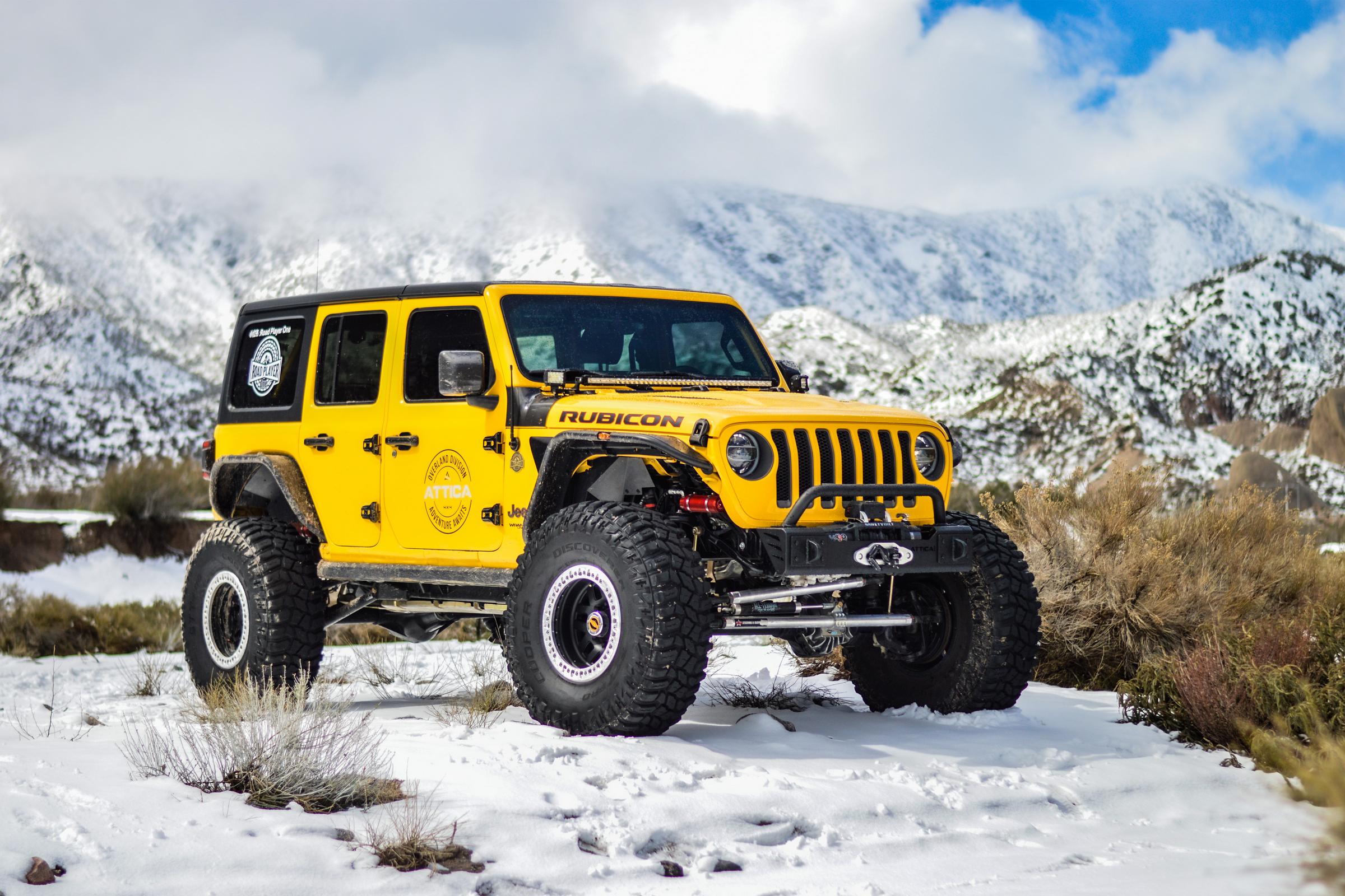 Attica 2018-2024 Jeep Wrangler JL Terra Series Powder Coated Black Rear Fender Flares ATTJL01H107-BX-R
