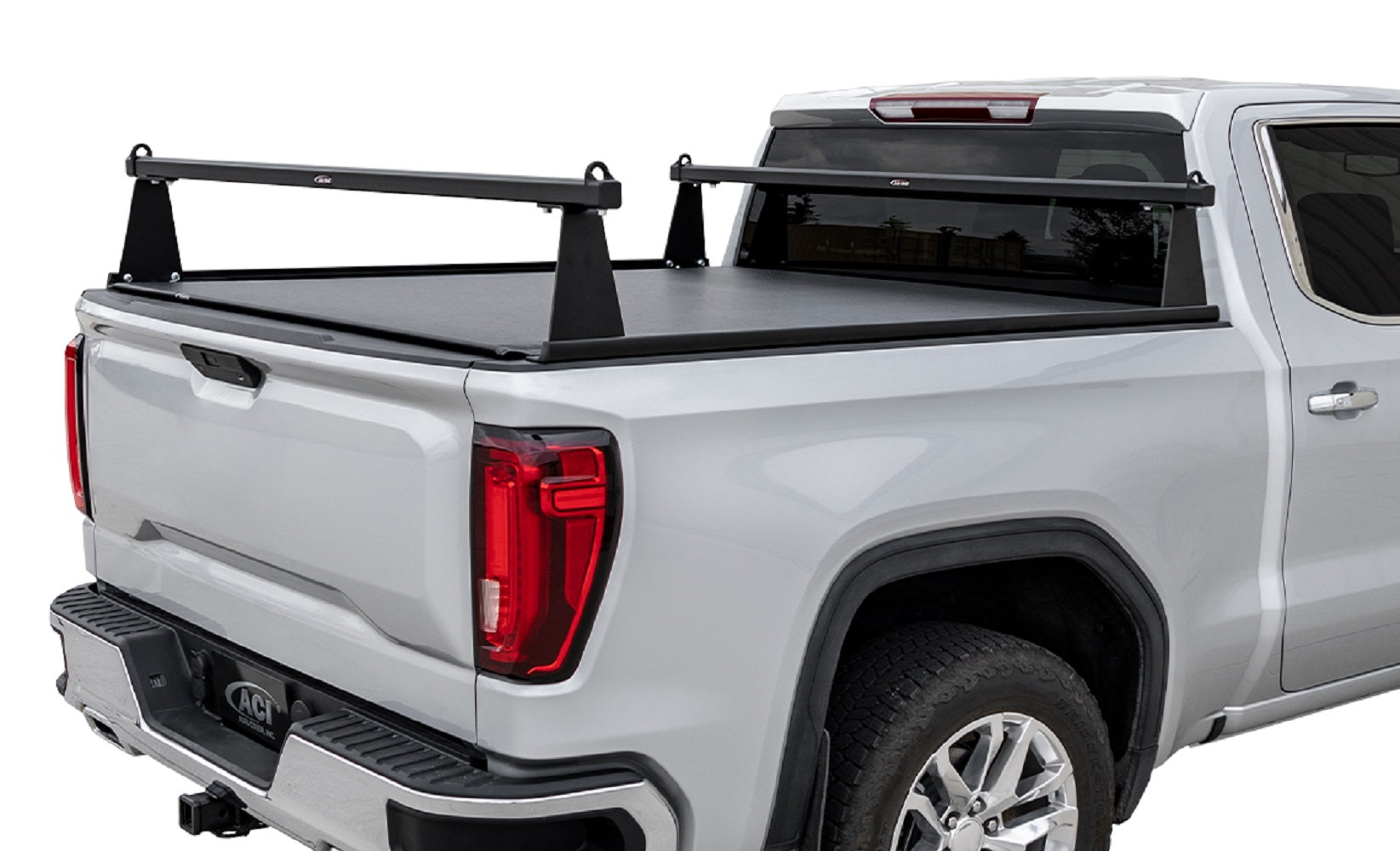 ADARAC 2020-2024 Chevrolet Silverado GMC Sierra 2500 3500 8' Silver Aluminum M-series Truck Bed Racks F4020131