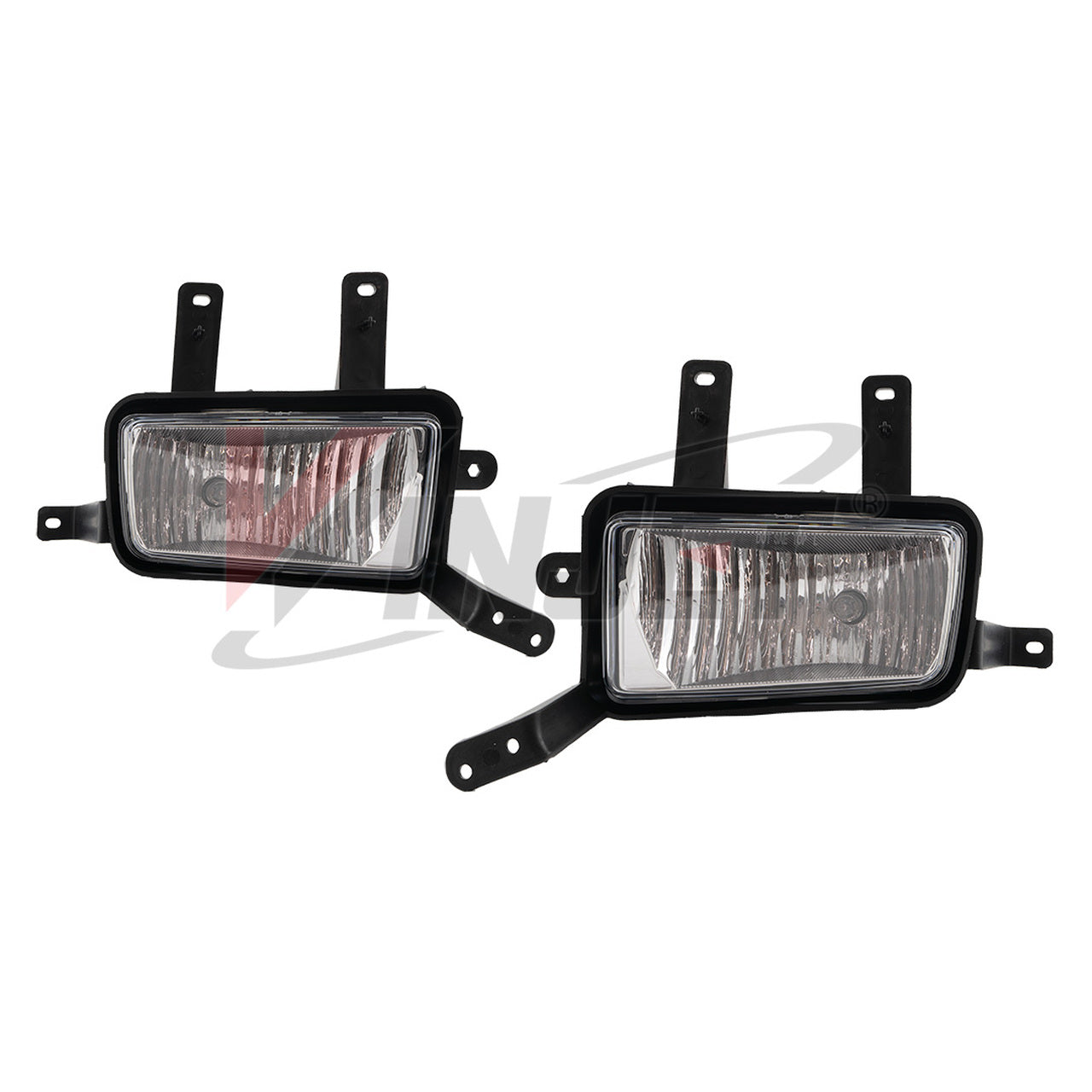Winjet 2014-2016 Chevrolet Suburban Tahoe Clear Fog Light Full Kit Wiring Switch and Bezels Included WJ30-0512-09