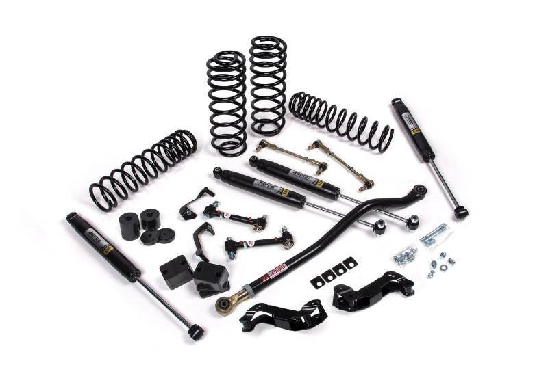 JKS 2018-2022 Jeep Wrangler JL 4dr J-Kontrol 3.5" Lift Kit With Jspec Shocks Heavy Duty Rate Coils JSPEC142K
