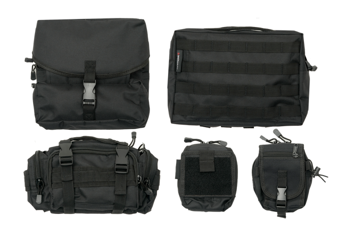 Body Armor Universal Molle Bag Kit Smooth Black 90001