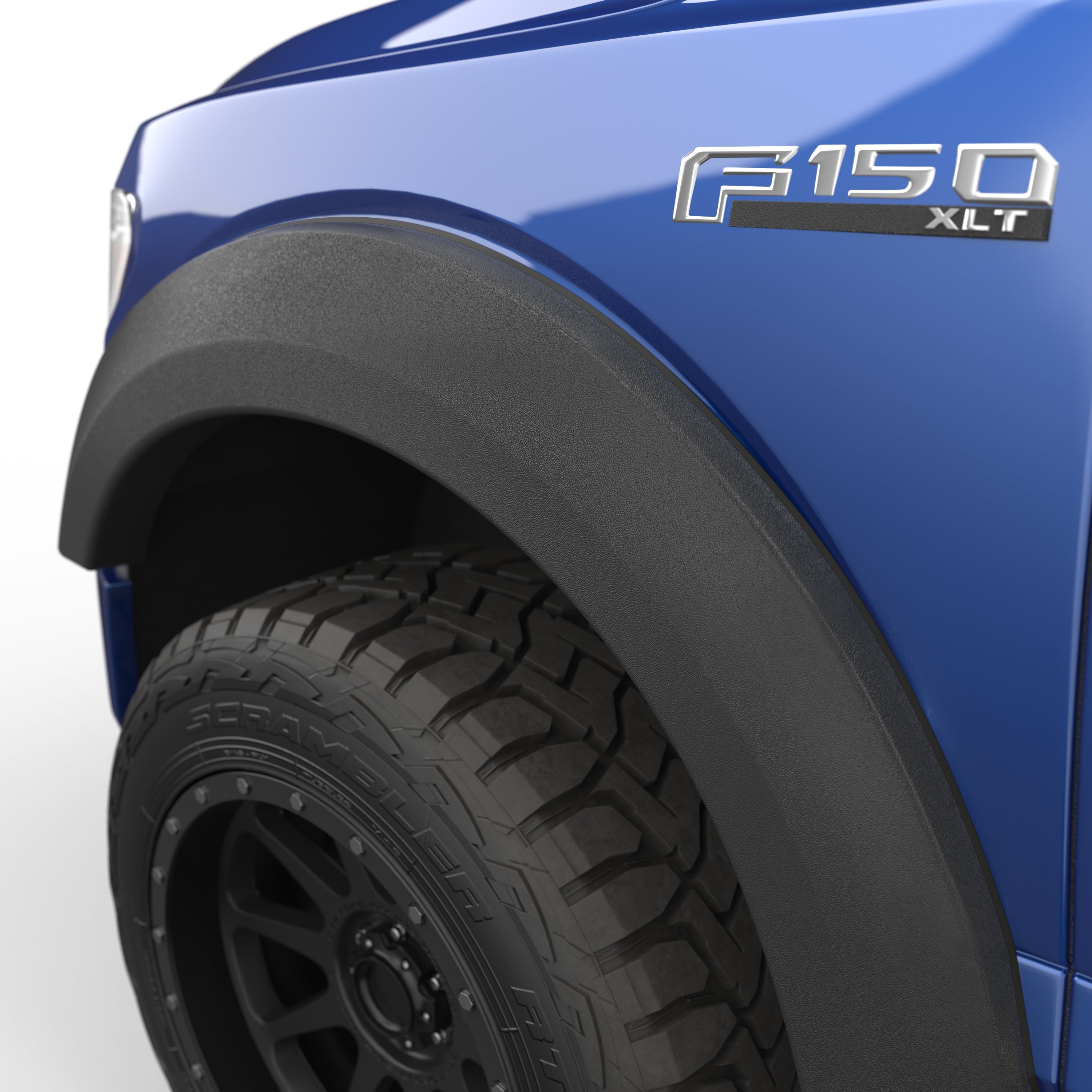 EGR 2018-2020 Ford F-150 XL XLT Lariat Limited Platinum Extended Standard Crew Cab Pickup 2 Door 4 Door Set Of 4 Non Raptor Baseline Standard Style Fender Flares BLF2004