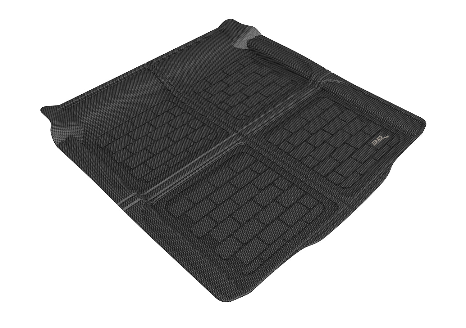 3D Maxpider 2021-2024 BMW 4 Series Custom Fit Kagu Cargo Liner Carbon Fiber Embossed Pattern Black M1BM1201309