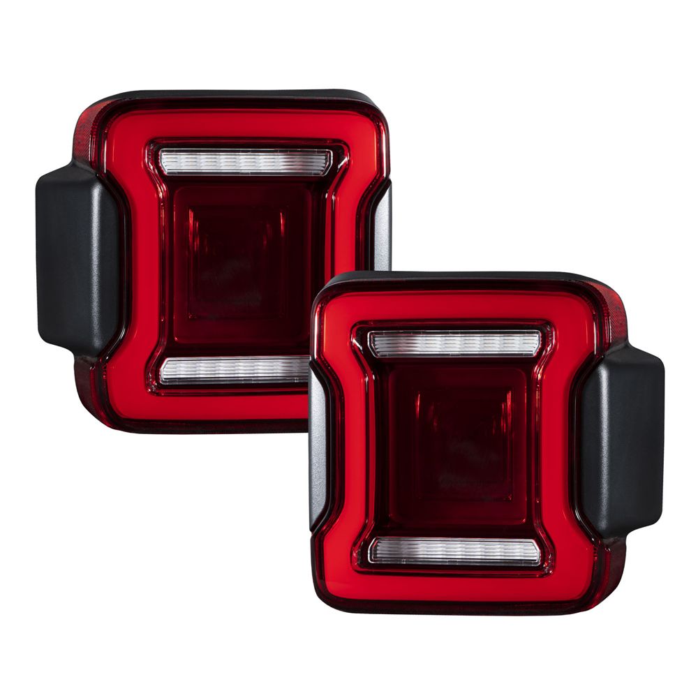 Form Lighting 2018-2022 Jeep Wrangler JL Sequential LED Taillights Red Lens FL0013