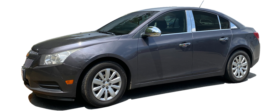 QAA 2011-2015 Chevrolet Cruze 4dr Sedan LS LT LTZ 2 piece Chrome Plated ABS plastic Mirror Cover Set MC51145