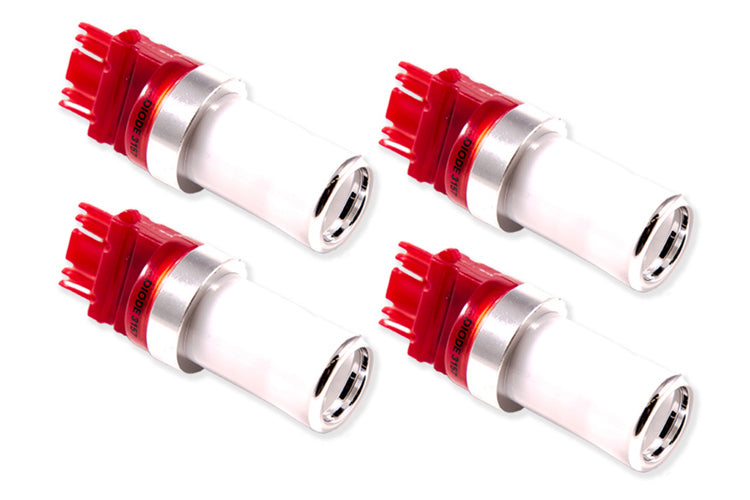 Diode Dynamics 3157 LED Bulb HP48 Rear Turn Tail Light LED Red Set of 4 DD0056Q