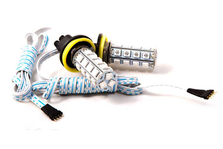 Diode Dynamics 2000-2002 BMW Z3 2000 528i H7 SMD30 LED RGB Pair DD0178P