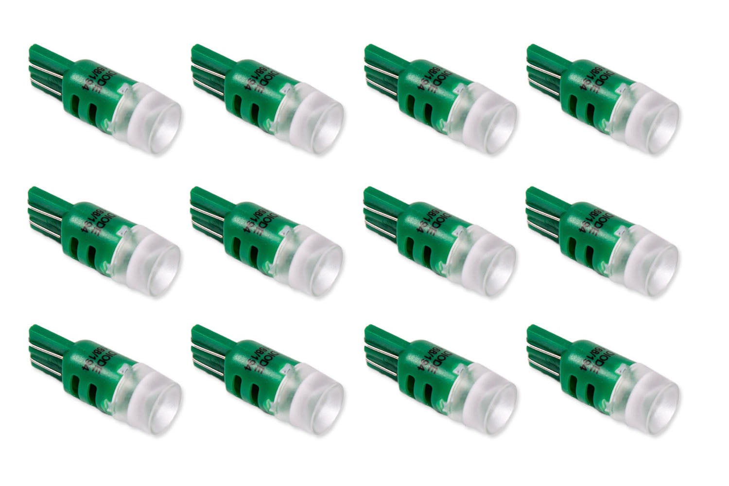 Diode Dynamics 194 LED Bulb HPHP3 LED Green Set of 12 DD0203TW
