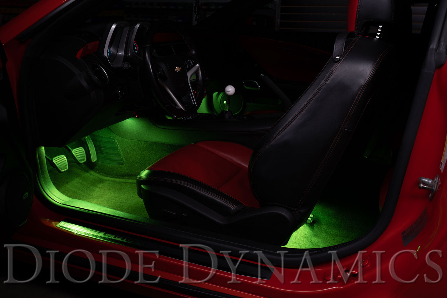 Diode Dynamics RGBW Footwell Strip Kit 4pc Multicolor DD0443