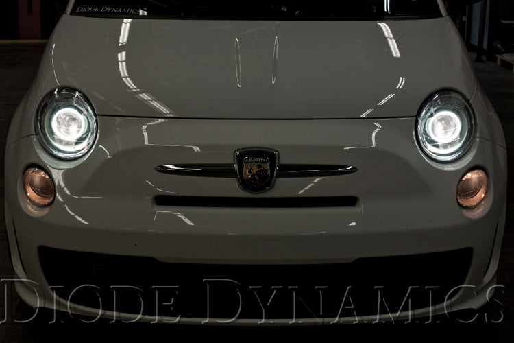 Diode Dynamics 1997-1998 Toyota Supra 2007-2018 Jeep Wrangler Halo Lights LED 90mm White Pair DD2074