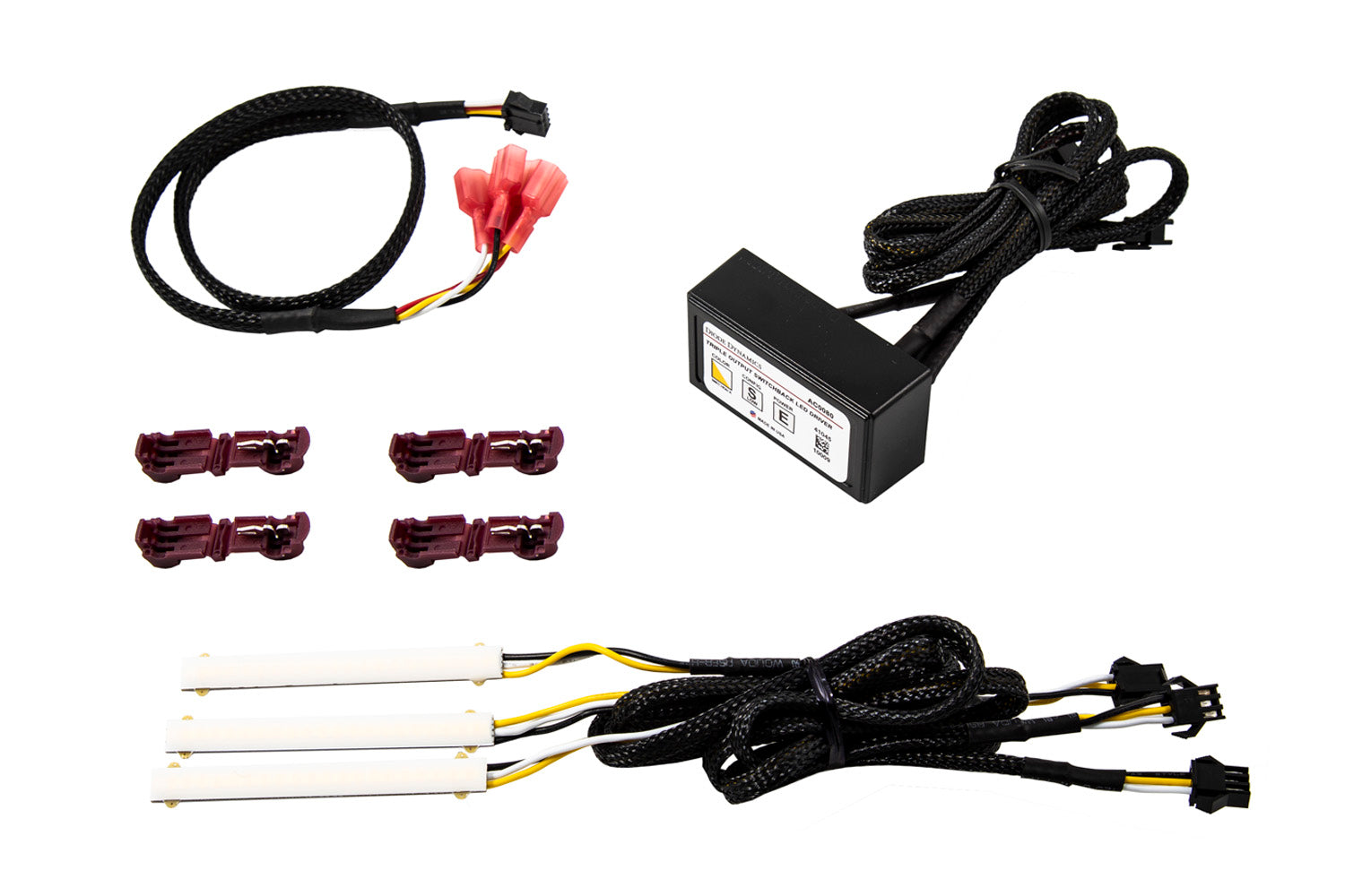 Diode Dynamics Switchback LED Strip Lights High Density SF Triple 3 Inch Kit DD2136