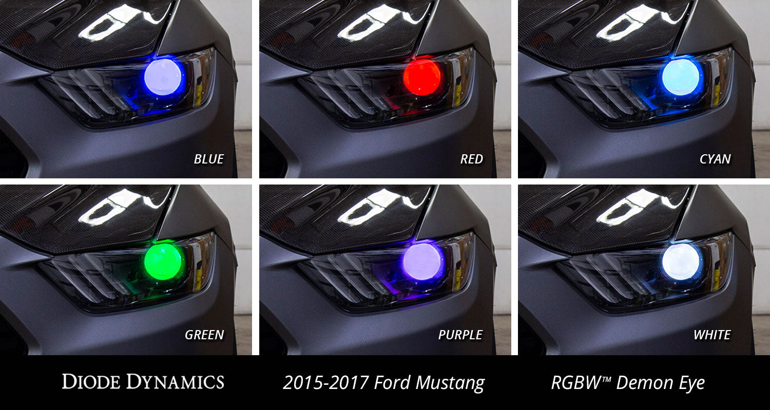 Diode Dynamics 2015-2017 Ford Mustang Multicolor Demon Eye Kit DD2223