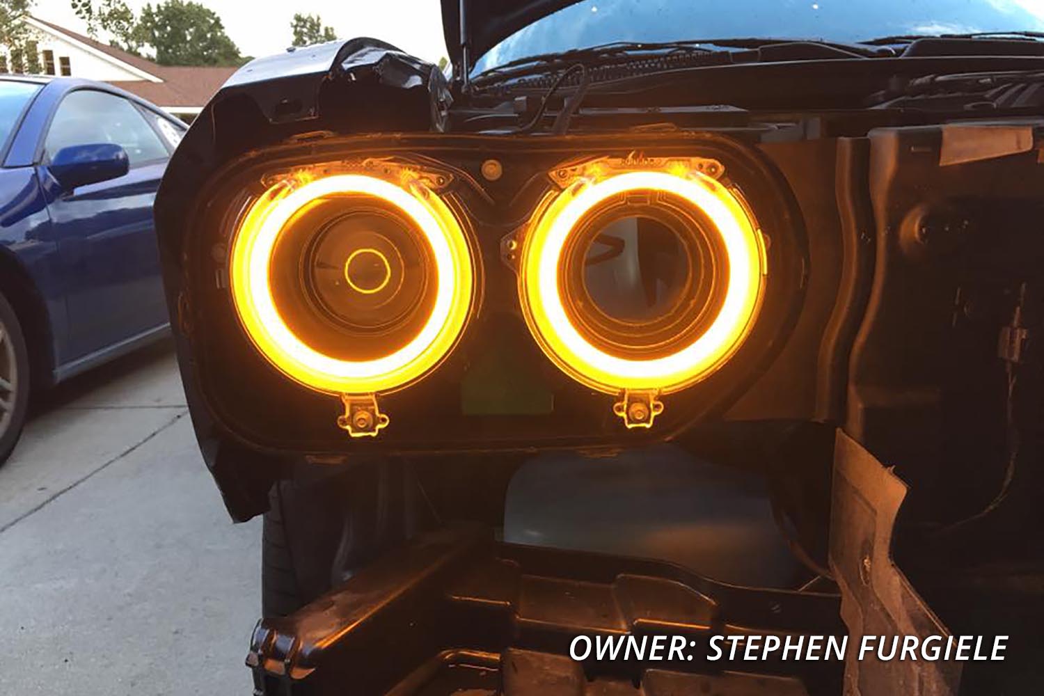 Diode Dynamics 2015-2019 Dodge Challenger Halo Lights LED 120mm Switchback Four DD2249