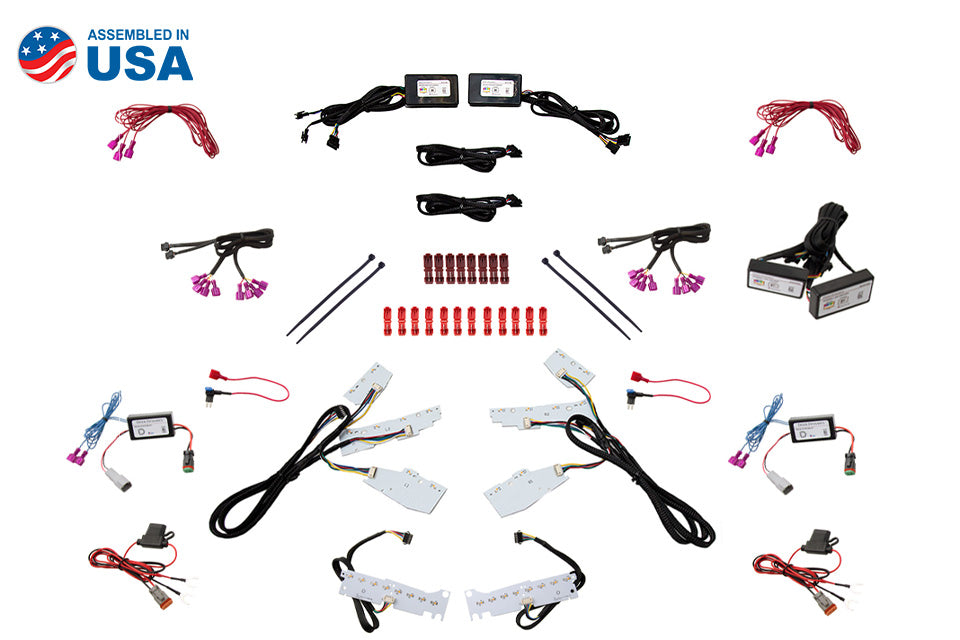 Diode Dynamics 2017-2020 Chevrolet Camaro ZL1 RGBWA Upper Lower DRL Boards DD2296