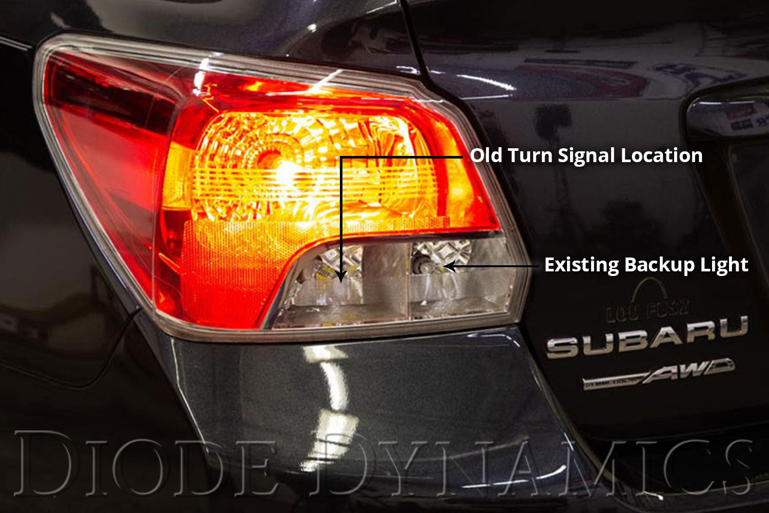 Diode Dynamics 2012-2016 Subaru Impreza 2012-2014 WRX WRX STI Sedan Tail as Turn Backup Module DD3042