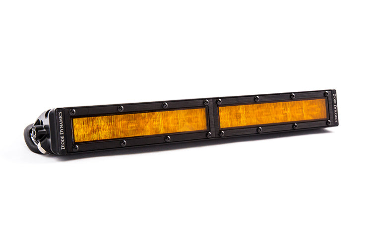 Diode Dynamics 12 Inch LED Light Bar Single Row Straight Amber Wide Each Stage Series DD5045S