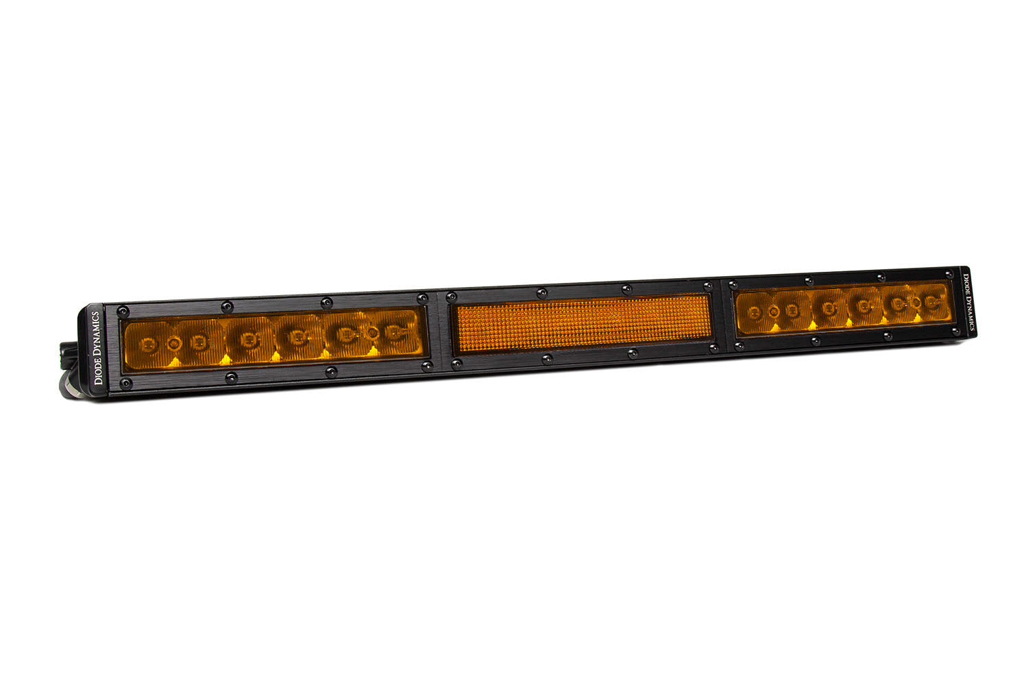 Diode Dynamics Single Row Straight Amber Combo Each Stage Series 18 Inch LED Light Bar DD5052