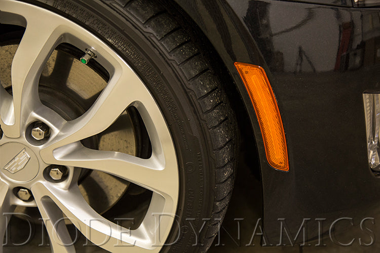 Diode Dynamics 2014-2019 Cadillac ATS Amber LED Sidemarkers Pair DD5065