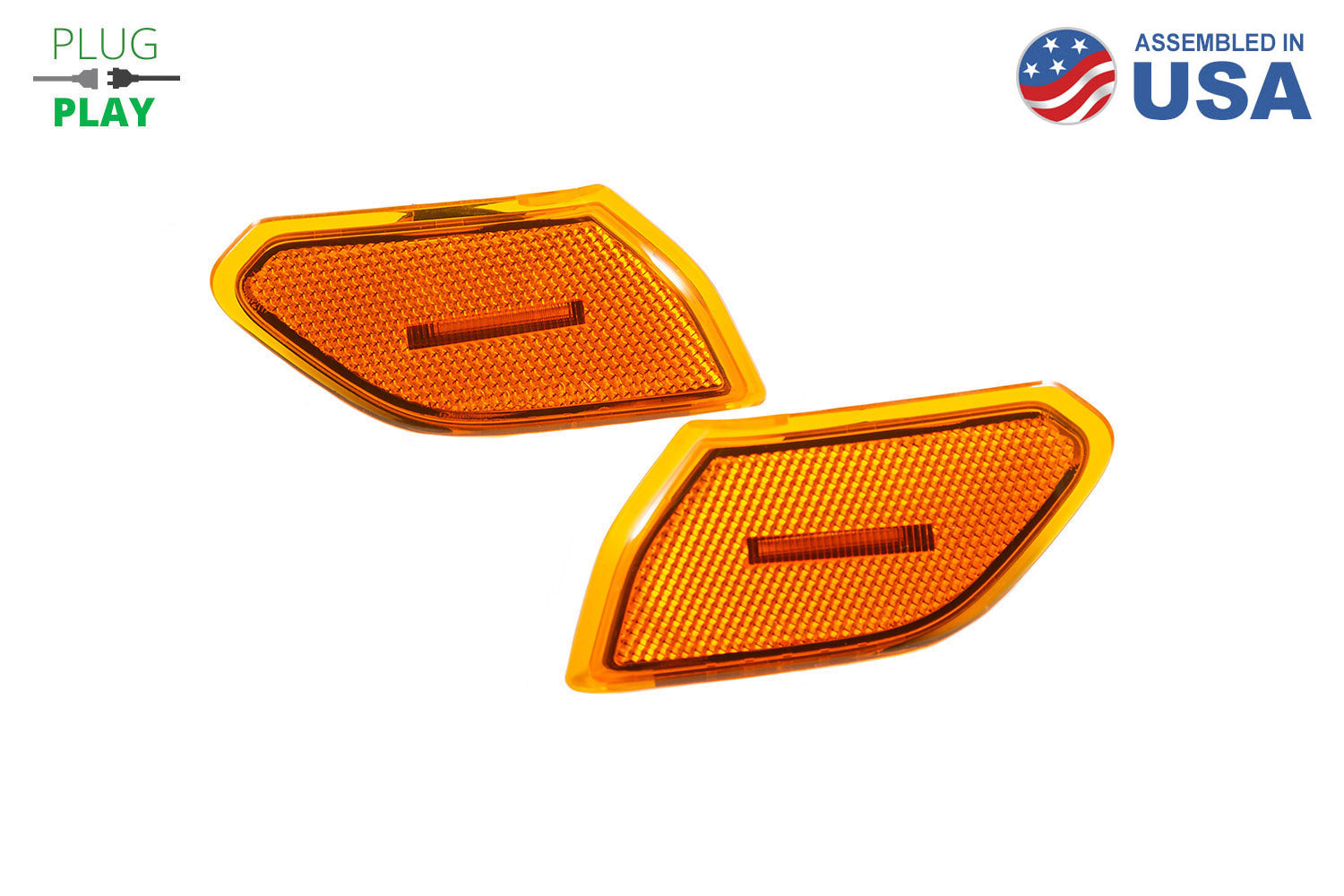 Diode Dynamics 2018-2021 Jeep Wrangler JL 2020-2021 Gladiator Sidemarkers Amber set DD5069