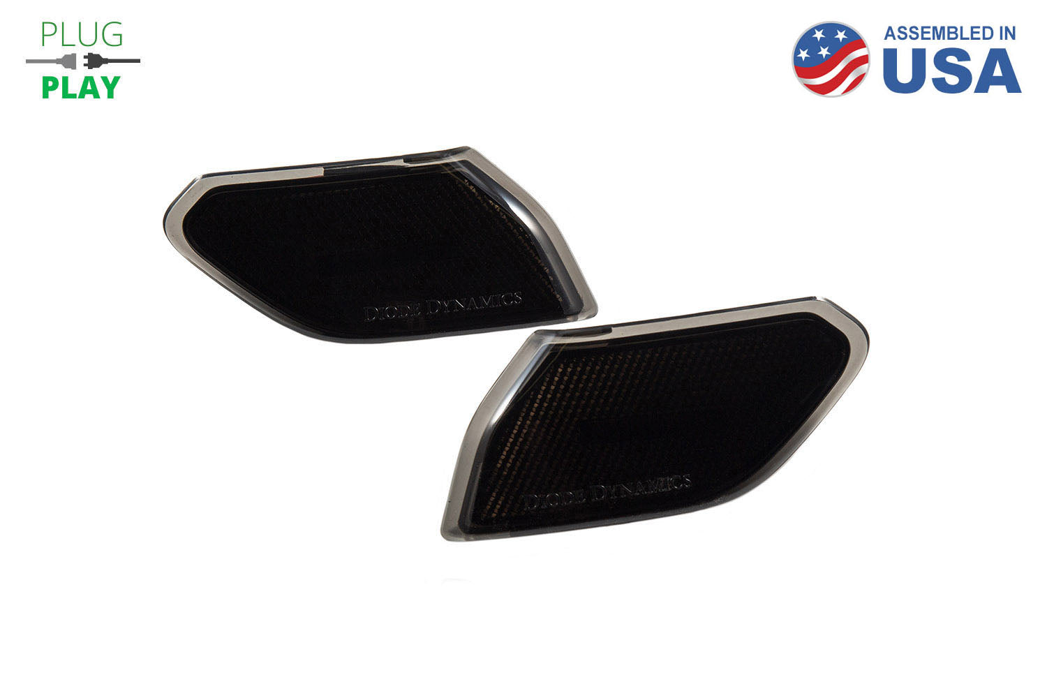 Diode Dynamics 2018-2021 Jeep Wrangler JL 2020-2021 Gladiator Sidemarkers Smoked set DD5070