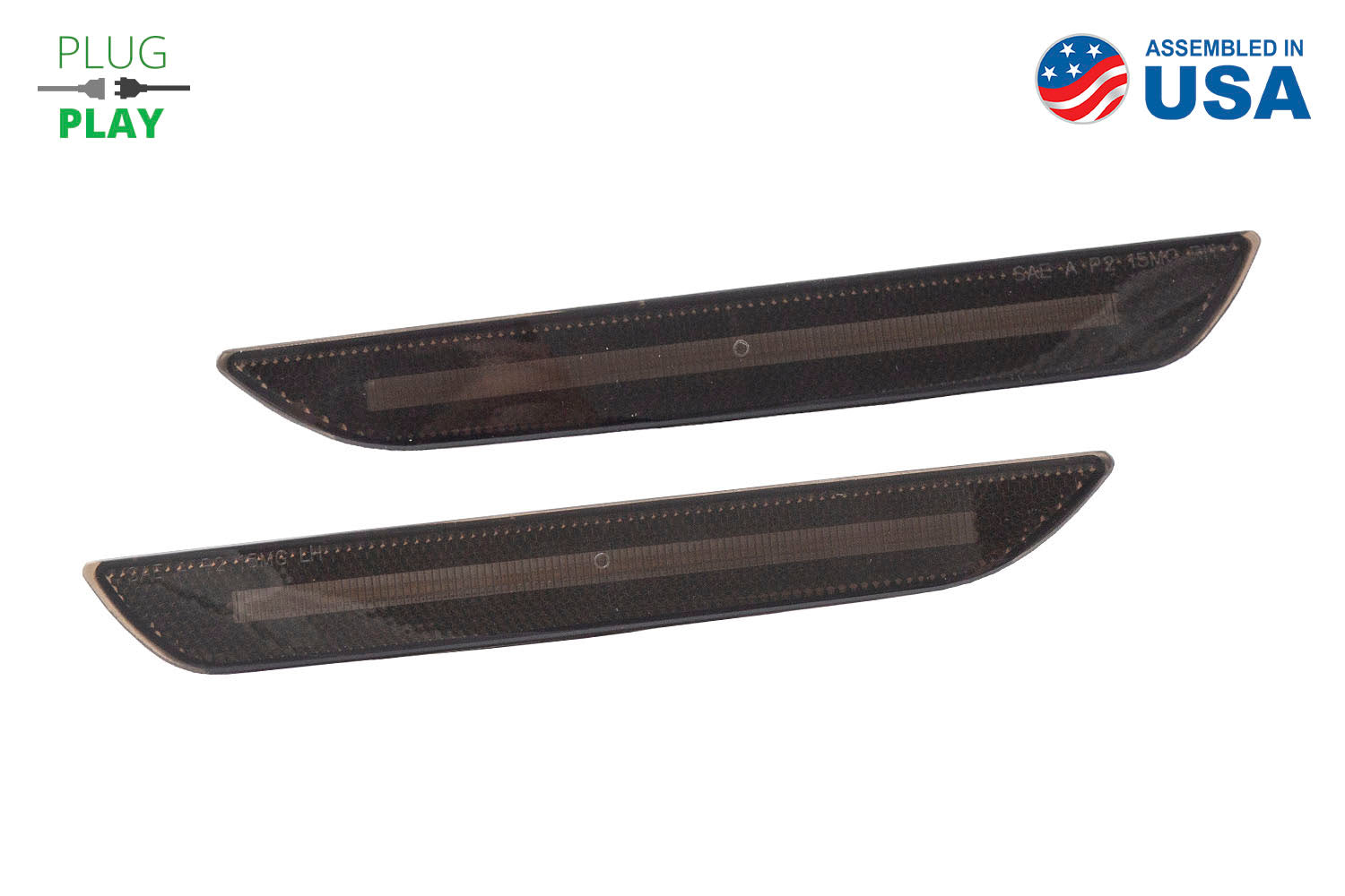 Diode Dynamics 2015-2021 Ford Mustang EU AU Smoked pair LED Sidemarkers DD5073