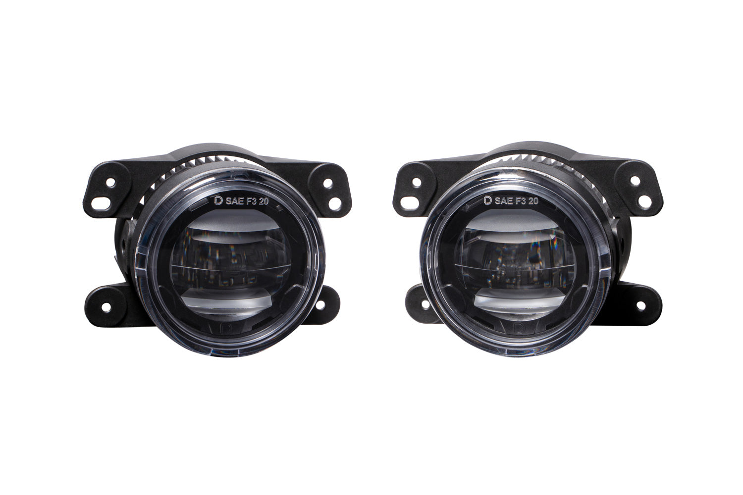 Diode Dynamics Elite Series Type M Fog Lamps White Pair Universal Fog Lights DD5130P