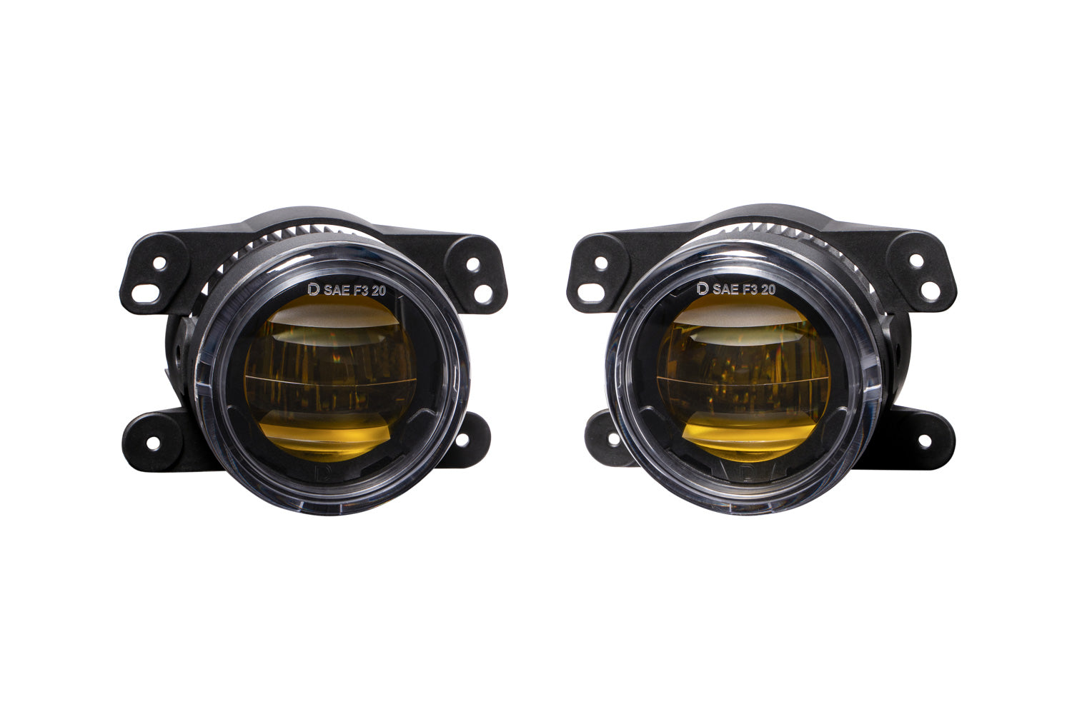 Diode Dynamics Elite Series Type M Fog Lamps Yellow Pair Universal Fog Lights DD5131P