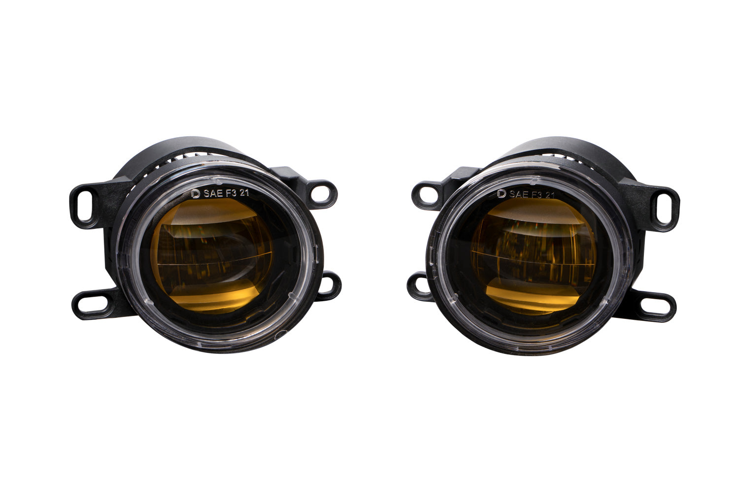 Diode Dynamics Elite Series Type CGX Fog Lamps Yellow Pair Universal Fog Lights DD5143P