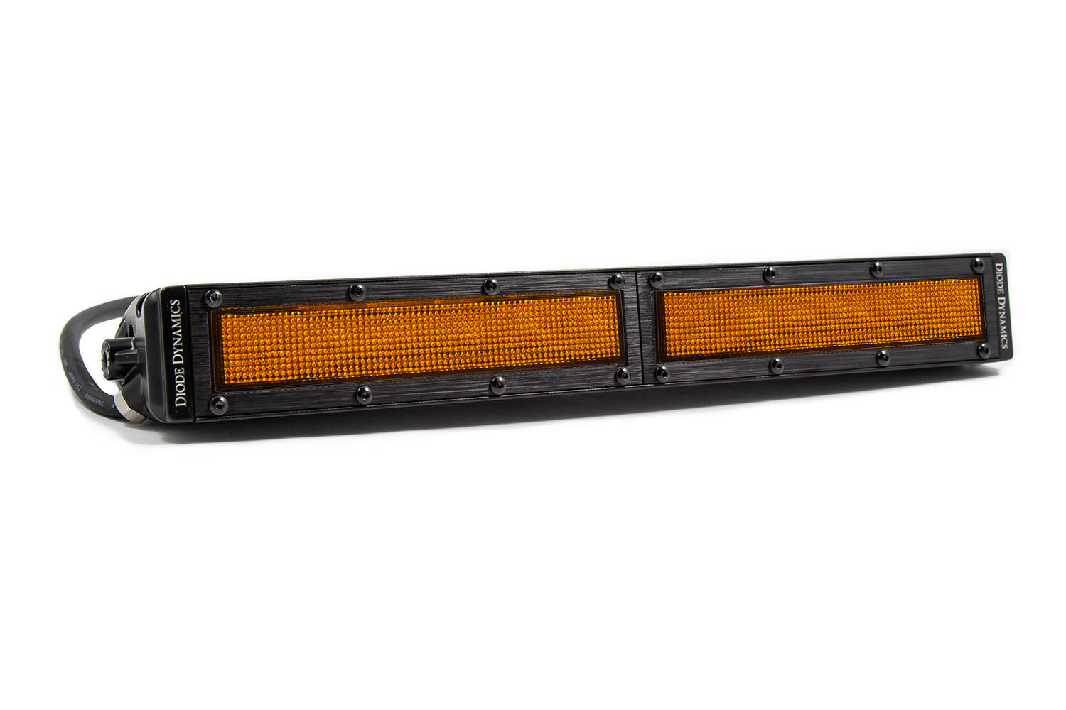 Diode Dynamics Stage Series 12 Inch LED Light Bar Single Row Straight Amber Flood Each DD6041S