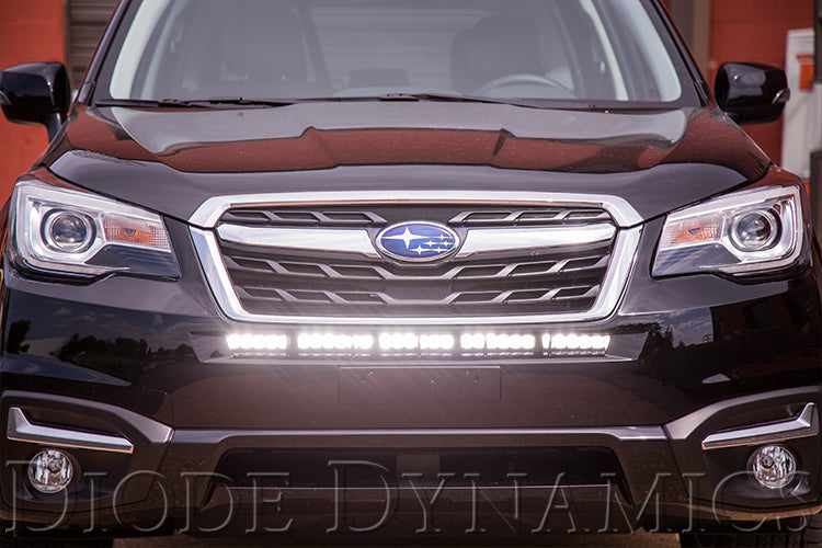 Diode Dynamics 2016-2018 Subaru Forester Single Row Straight Amber Flood Each Stage Series 30 Inch LED Light Bar DD6044