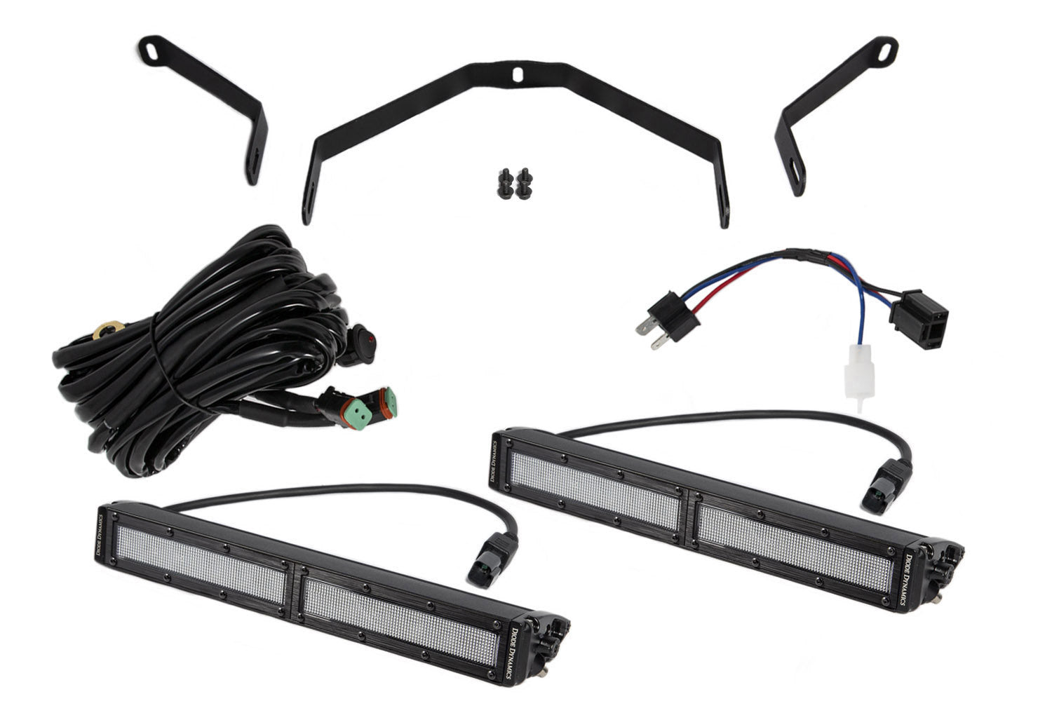 Diode Dynamics 2014-2019 Toyota Tundra White Flood Stage Series 12 Inch LED Driving Light Kit DD6066