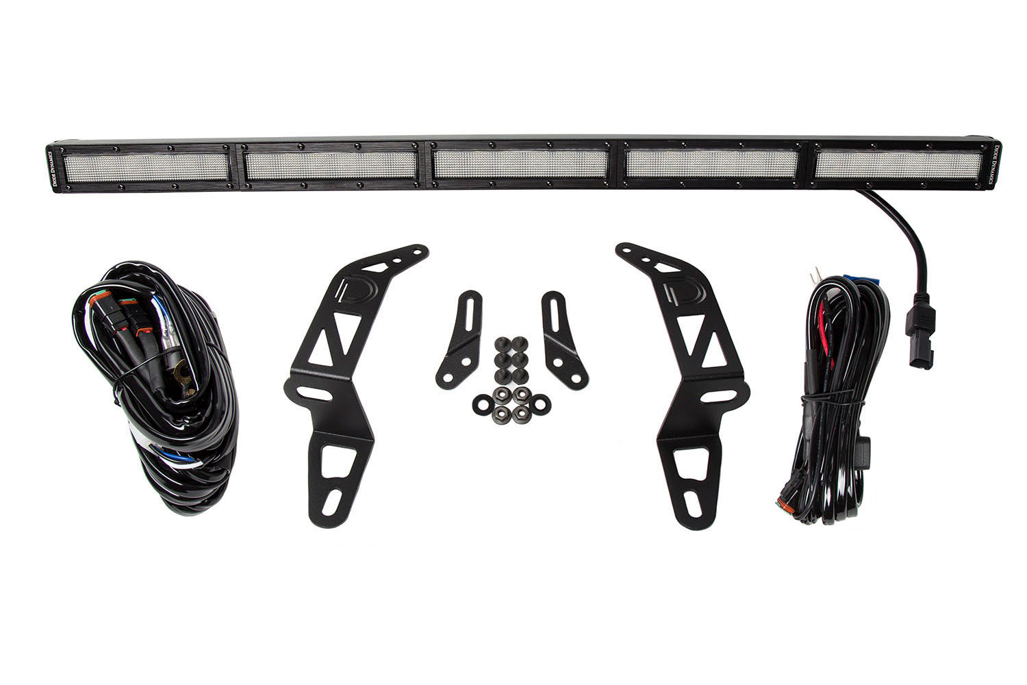 Diode Dynamics 2018-2021 Jeep Wrangler JL Gladiator White Flood Single SS30 Bumper Bracket Kit DD6078