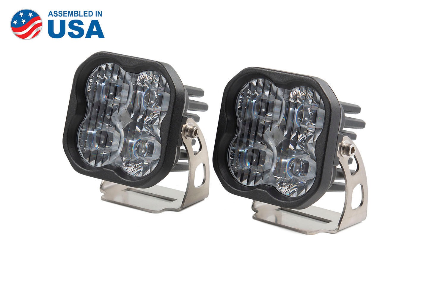 Diode Dynamics Worklight SS3 Pro White SAE Driving Standard Pair DD6128P