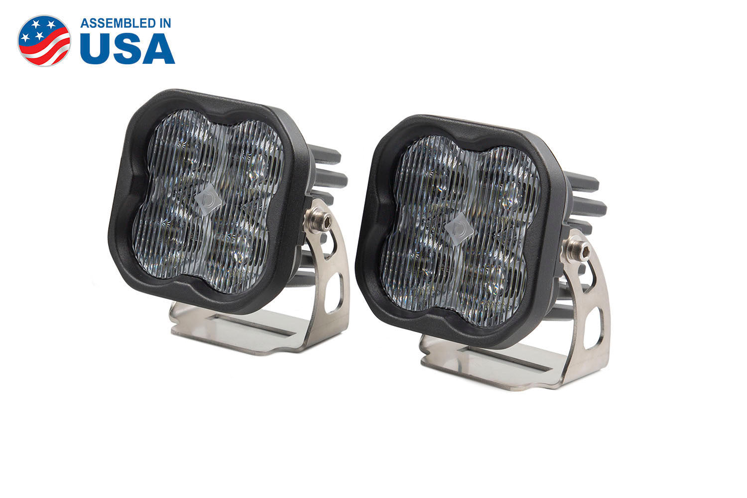 Diode Dynamics Worklight SS3 Pro White SAE Fog Standard Pair DD6130P