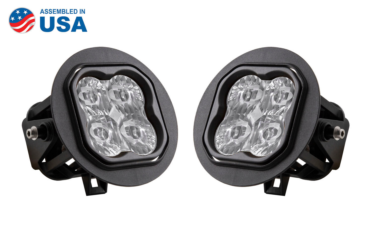 Diode Dynamics 1 520 Lumens White SAE Driving Stage Series 3 Inch Type FT SS3 Fog Light Kit DD6229
