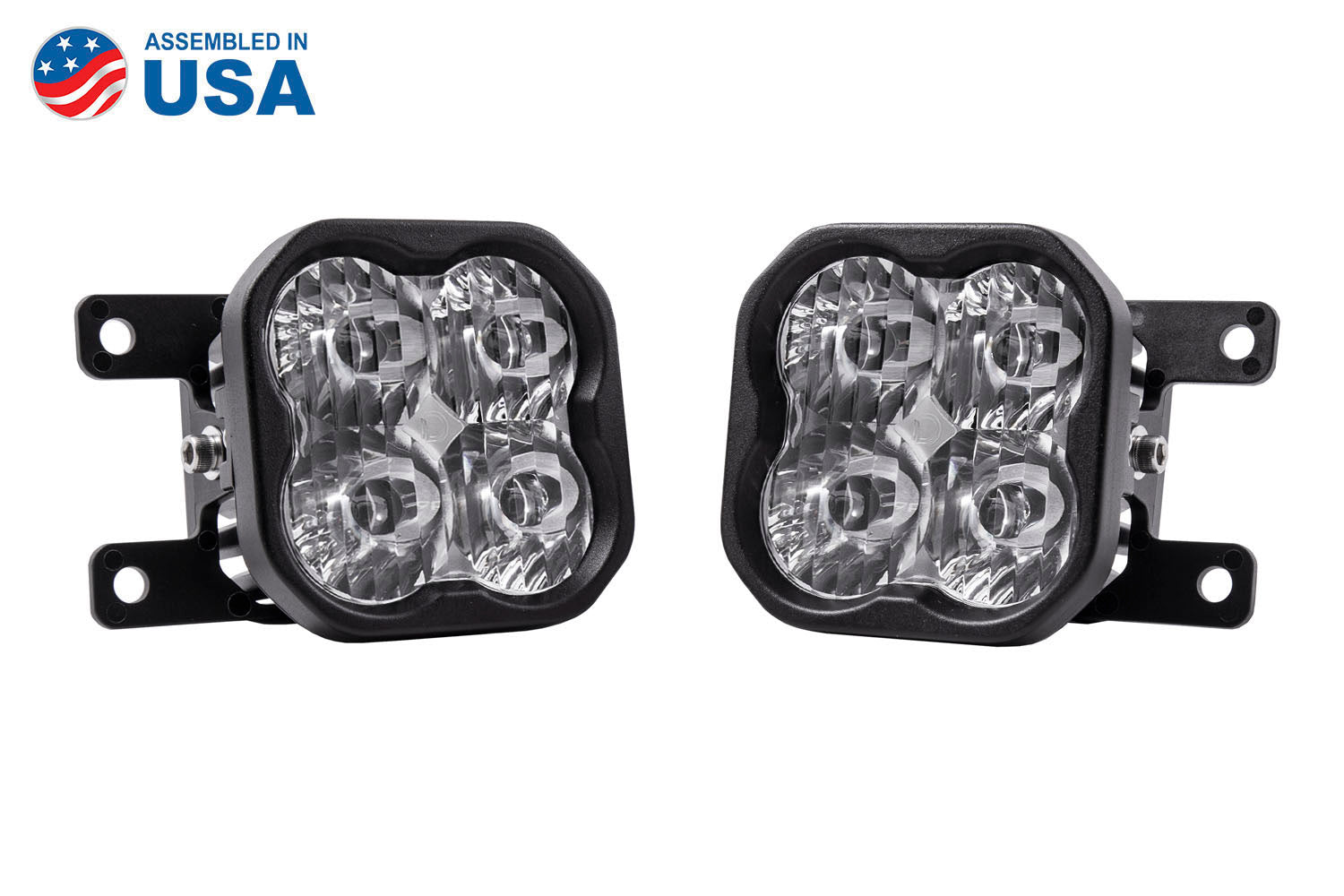 Diode Dynamics 2019-2021 Ford Ranger SS3 Type AS LED Fog Light Kit Sport White SAE Driving DD6342