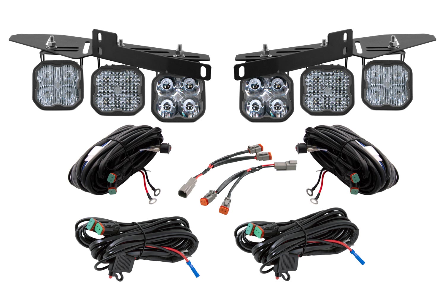 Diode Dynamics 2017-2020 Ford F150 Raptor SS3 LED White Pro Fog Kit DD6364