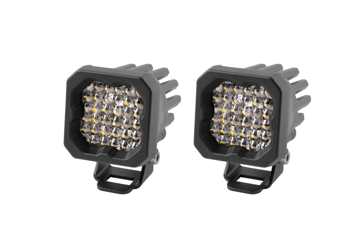 Diode Dynamics Stage Series C1 LED Pod Sport White Flood Standard BBL Pair DD6447P