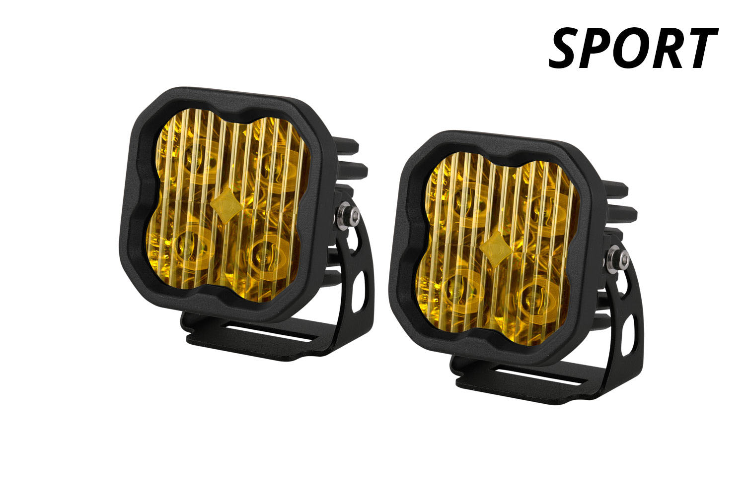 Diode Dynamics SS3 LED Pod Sport Yellow Combo Standard Pair DD6480P