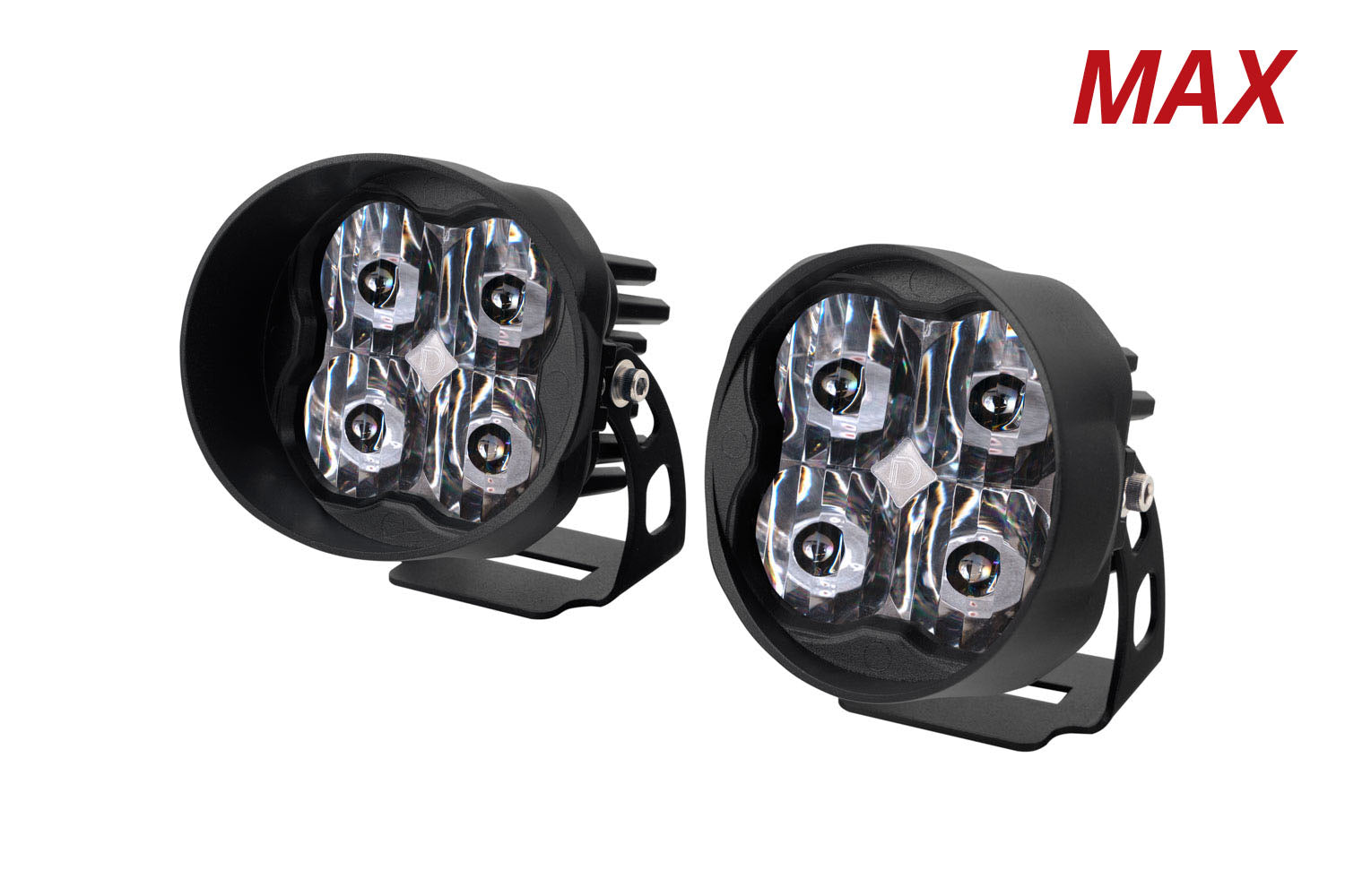 Diode Dynamics SS3 LED Pod Max White SAE Fog Angled Pair DD6499P