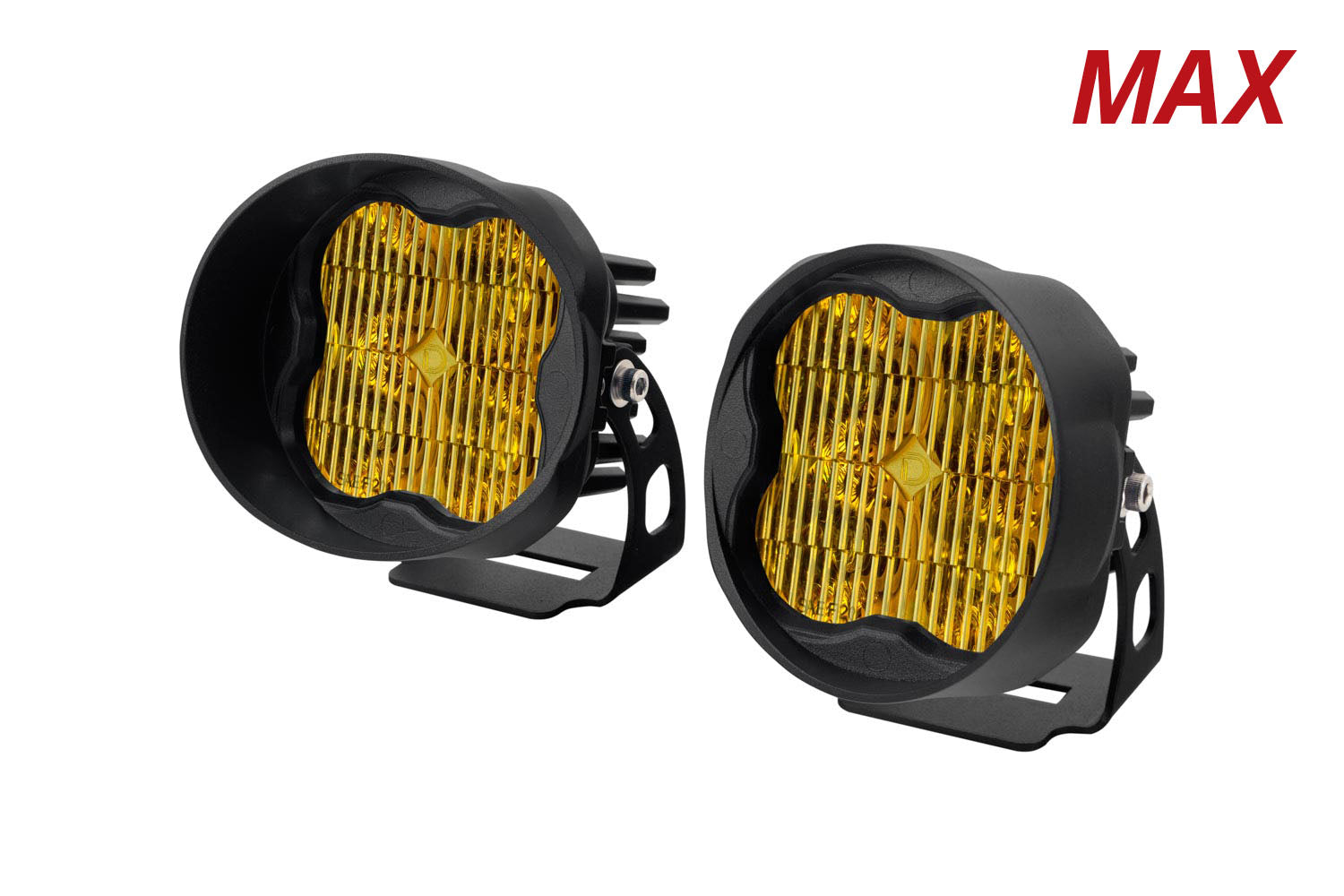 Diode Dynamics SS3 LED Pod Max Yellow SAE Fog Angled LH Single DD6503S