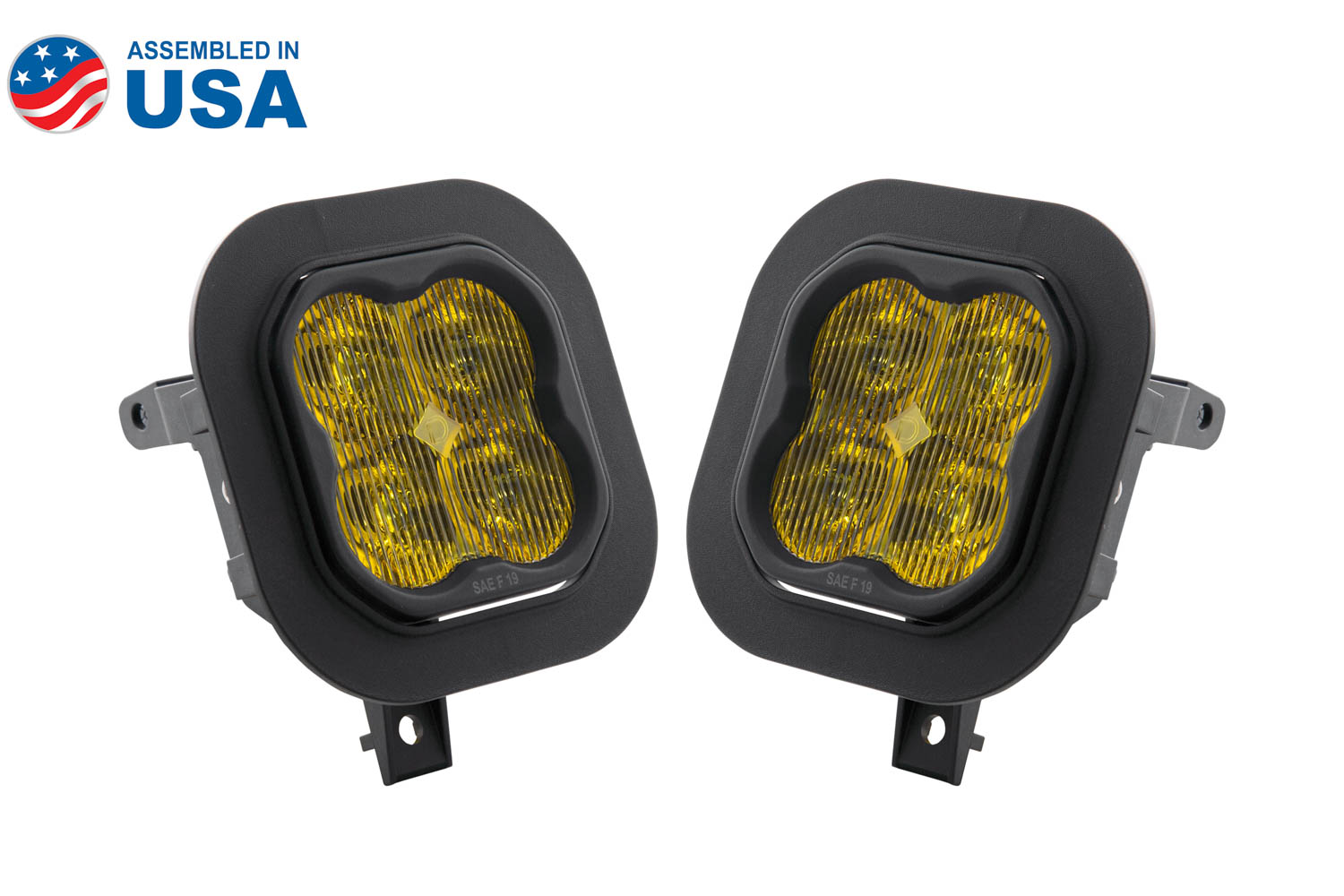 Diode Dynamics SS3 Type SD LED Fog Light Kit Pro Yellow SAE DD6538