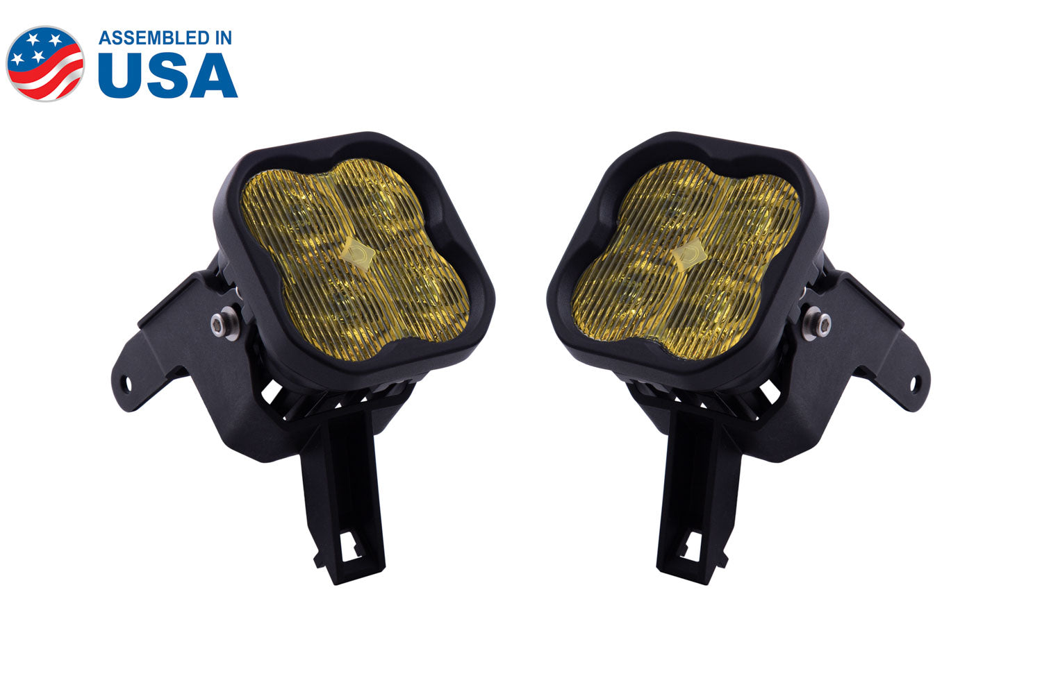 Diode Dynamics SS3 Type SDX LED Fog Light Kit Pro Yellow SAE DD6544