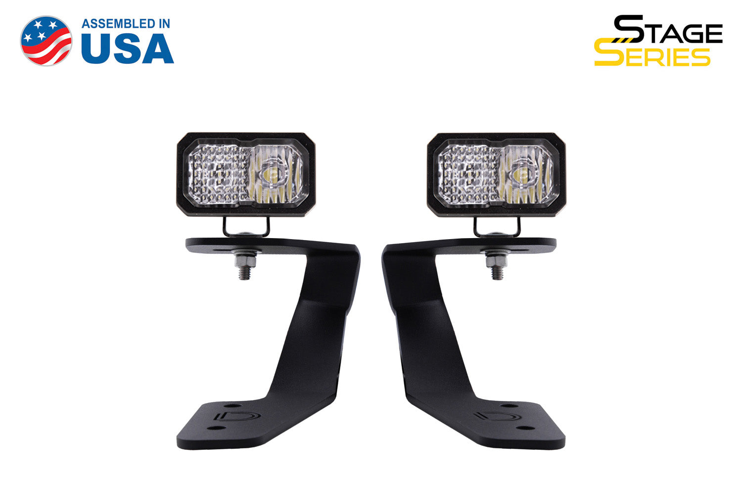 Diode Dynamics 2018-2021 Subaru Crosstrek Stage Series 2in Pro White Combo LED Ditch Light Kit DD6564