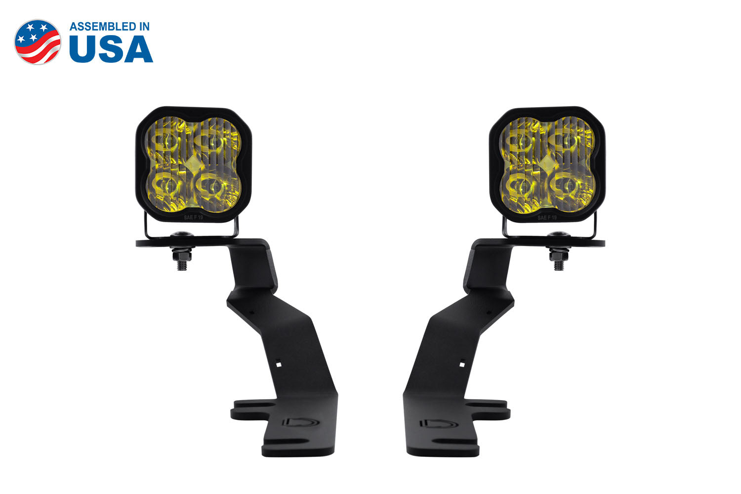 Diode Dynamics 2015-2020 Ford F-150 Raptor SS3 LED Ditch Light Kit Pro Yellow Driving DD6570