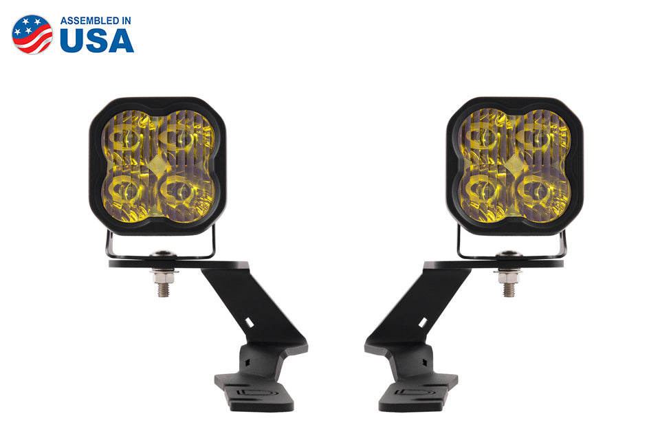 Diode Dynamics 2019-2021 Ford Ranger SS3 LED Ditch Light Kit Sport Yellow Combo DD6584